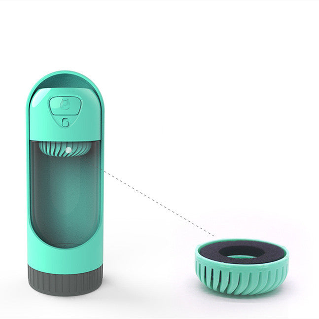 AquaPawTM | Botella Portátil para Perros con Bebedero Integrado