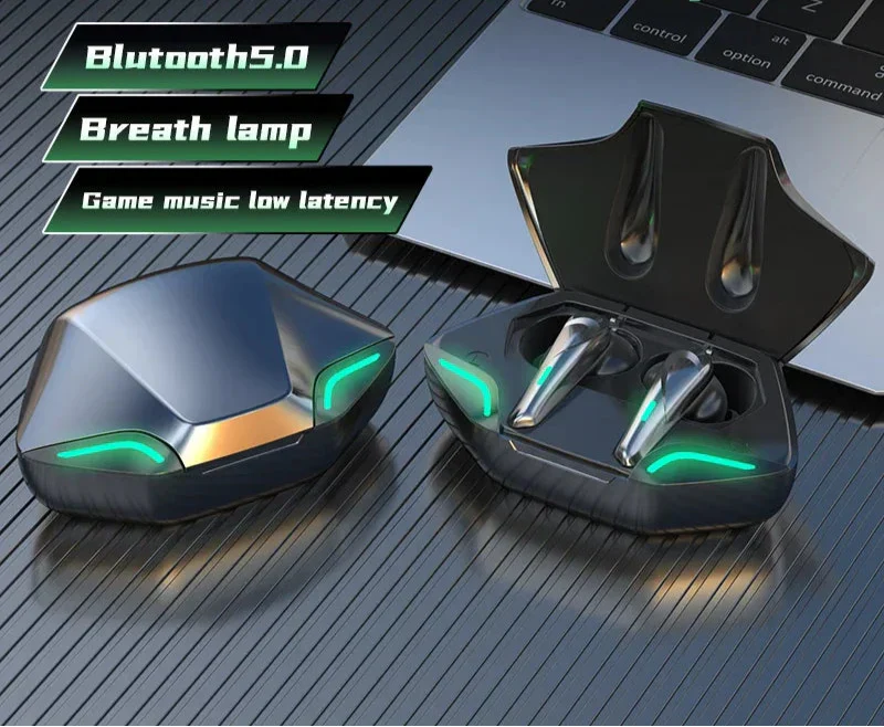 Auriculares Gaming Bluetooth Inalámbricos con Micrófono | Sonido HiFi