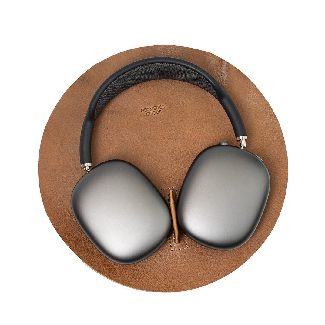 Leather Stand for AirPods Max with Automatic Low Power Mode