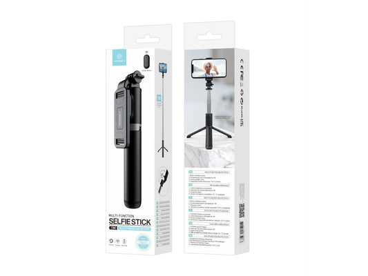 Palo de Selfie Multifuncional con Trípode y Mando Bluetooth